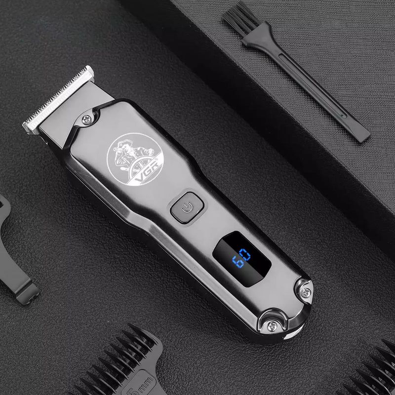 VGR V-927 Professional Yenidən Doldurulan Kişi Saç Kəsicisi LCD Displeyli Elektrikli Saç Kəsmə Makinası Kişi Qulluq Təraş Trimmeri — Usturalar, trimmerler və epilyatorlar, Bakı (6)