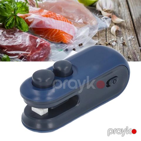 Portativ Qıda Ambalajı Plastik Torba Paketləyici Təkrar Şarj Edilə Bilən Mini Paket Klip Mühürləyici Qida Paketləmə Cihazı — Bakı