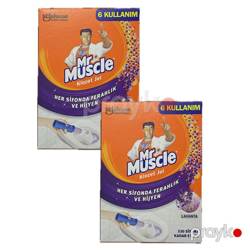 Mr. Muscle Klozet Jel Blok, Tuvalet Temizleyici, Lavanta, 36g Yeni Ambalaj Mr Muscle Tualet Təravətləndiricisi Jel Blok — Mallar, Bakı (6)