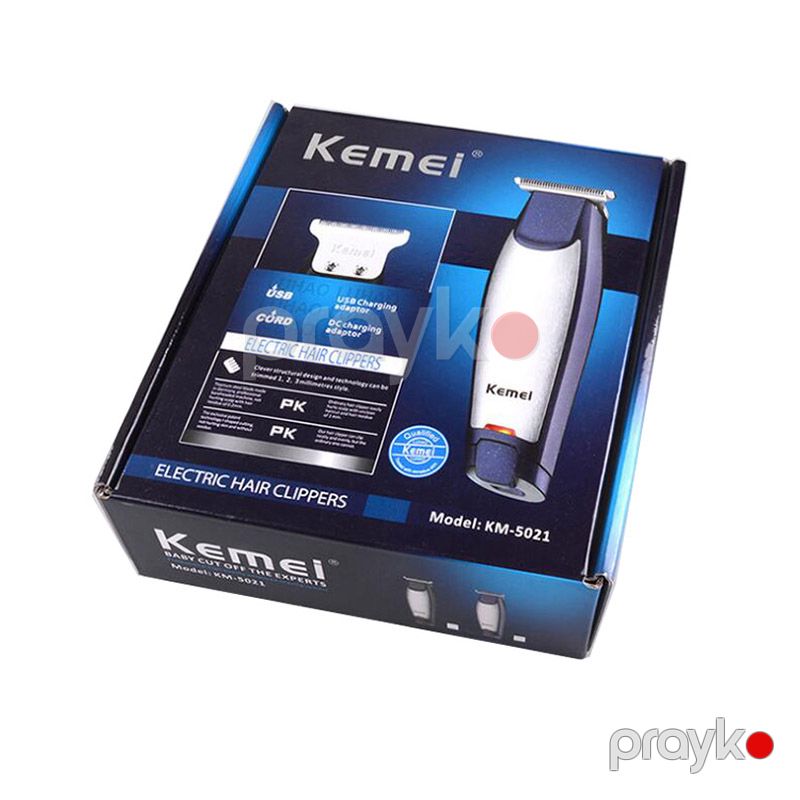 Kemeı KM-5021 Professional 3-ü 1 Arada Saç Təraş Maşını 3W Təkrar Doldurula Bilən USB AC Trimmer Saç Kəsmə Maşını — Usturalar, trimmerler və epilyatorlar, Bakı (6)