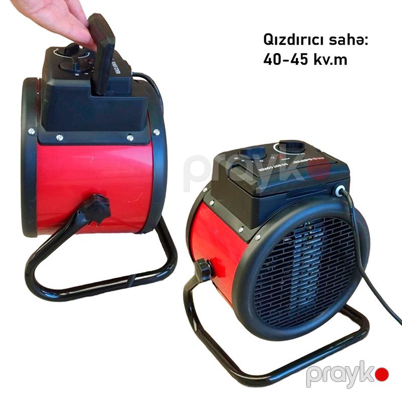 Cronıer Elektrikli Hava Qızdırıcısı Fan Qızdırıcı Qızdırıcı Ventilyator PprroForce 6021 Kolorifel Qızdırıcı 40*45kv — Isıtıcılar və isı ventilatorları, Bakı (5)