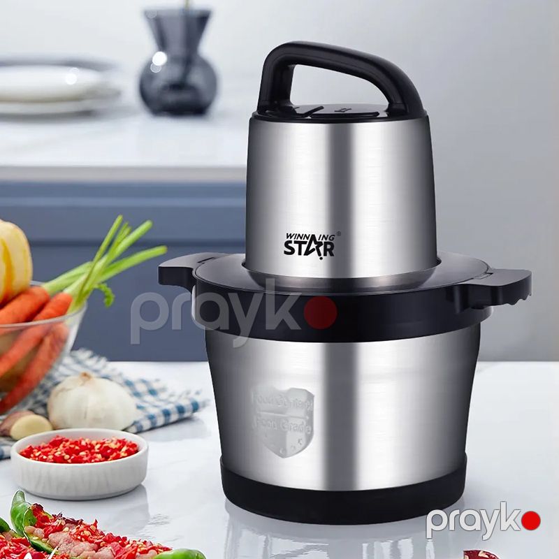 Wınnıngstar ST-5560 Çoxfunksiyalı Doğrayıcı Elektrikli Qida Kombaynı Ətçəkən — Blenderlər, xırdalayanlar və mikserlər, Bakı (7)