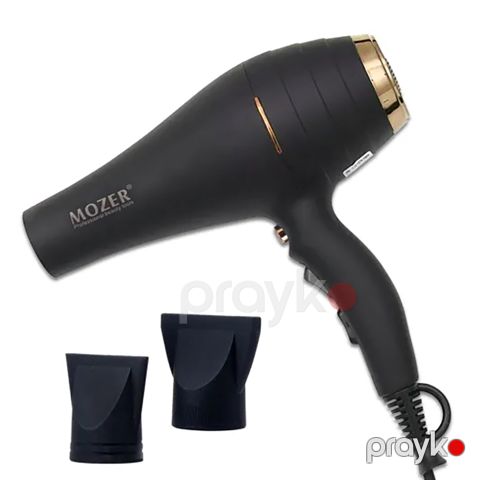 Professional Mozer Fen 7500W MZ-8835 3 Temperatur Rejimli Yüksək Sürətli Saç Qurutma Maşını — Bakı