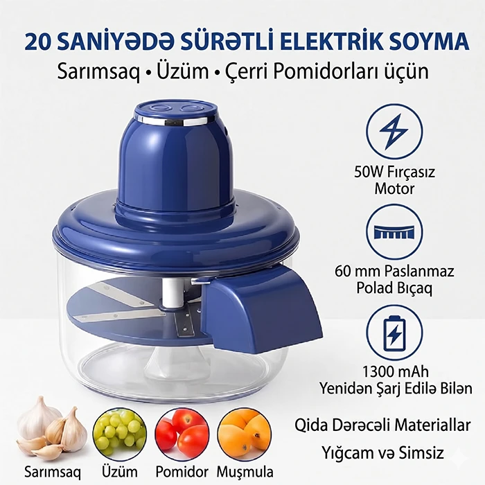 Əllərdə sarımsaq qoxusuna SON Cəmi 20 saniyəyə mükəmməl təmiz Tərəvəzlər və Meyvələr — Mallar, Bakı (2)