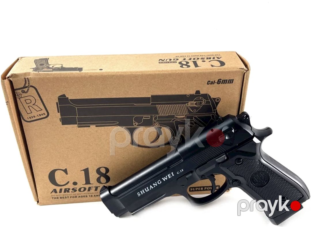 Oyuncaq tapança Airsoft Gun 18.C, 14+ yaş — Mallar, Bakı (2)
