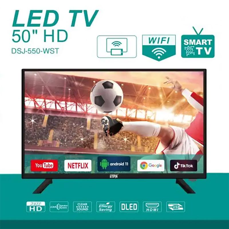 Wınnıng Star 50 Full HD Televizor 1080P Android11 Smart LED Televizor TV Ac/dc — Televizorlar, Bakı (4)