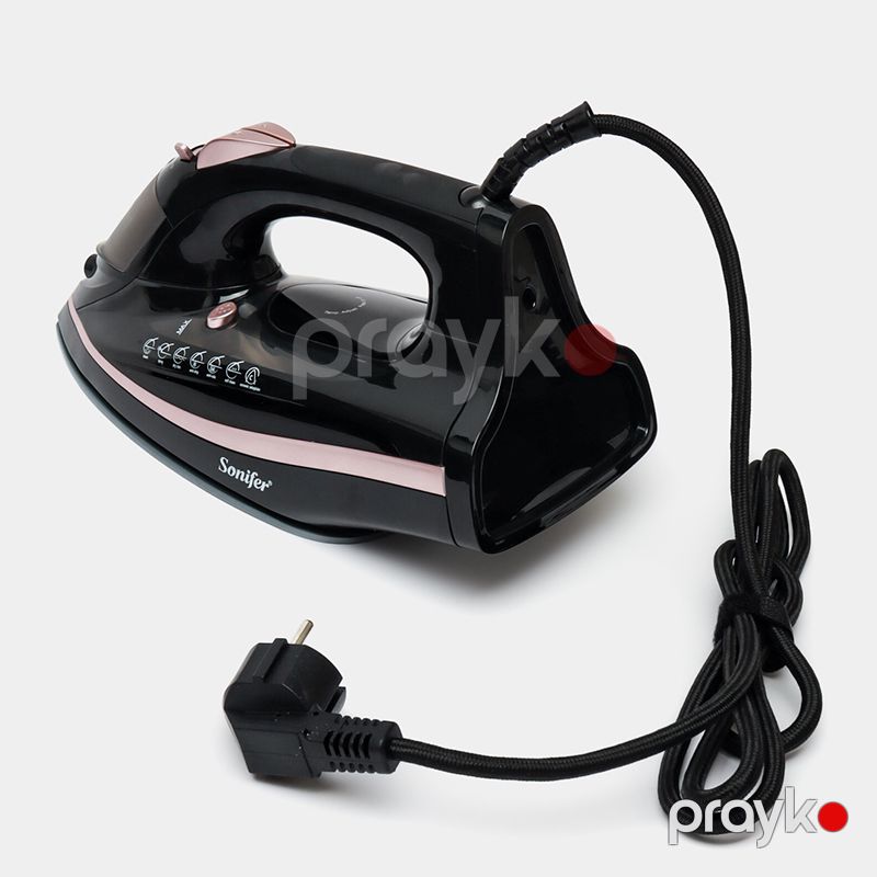 Sonifer SF-9105 Elektrikli Buxarlı Ütü Keramika Altlıqlı Buxarlı Ütü 2200W — Ev texnikası, Bakı (6)