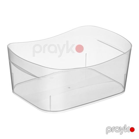 Orqanayzer, 2.7 l, 24x16.5x9 sm, polipropilen, şəffaf — Bakı