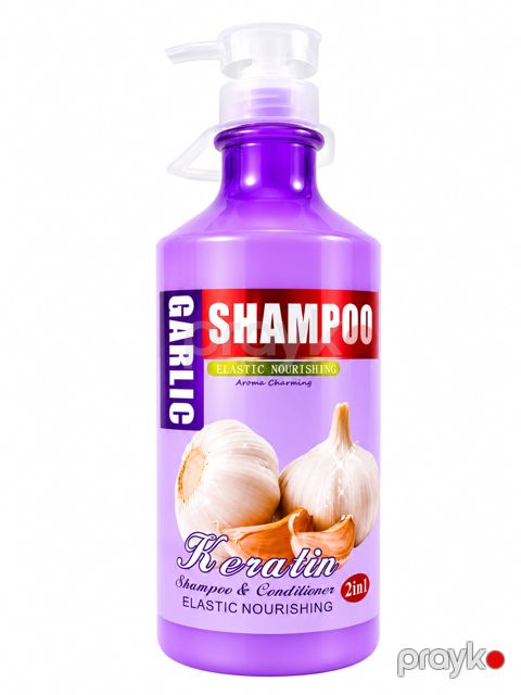 Şampun-kondisioner 2-i 1-də Keratin Elastic Nourishing Garlic 2000 ml — Bakı