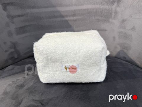 Kosmetik çanta, peluş, ağ — Bakı