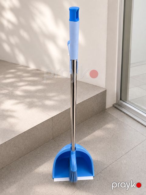 Süpürgə və xəkəndaz, Dəmir/Plastik, Göy — Bakı