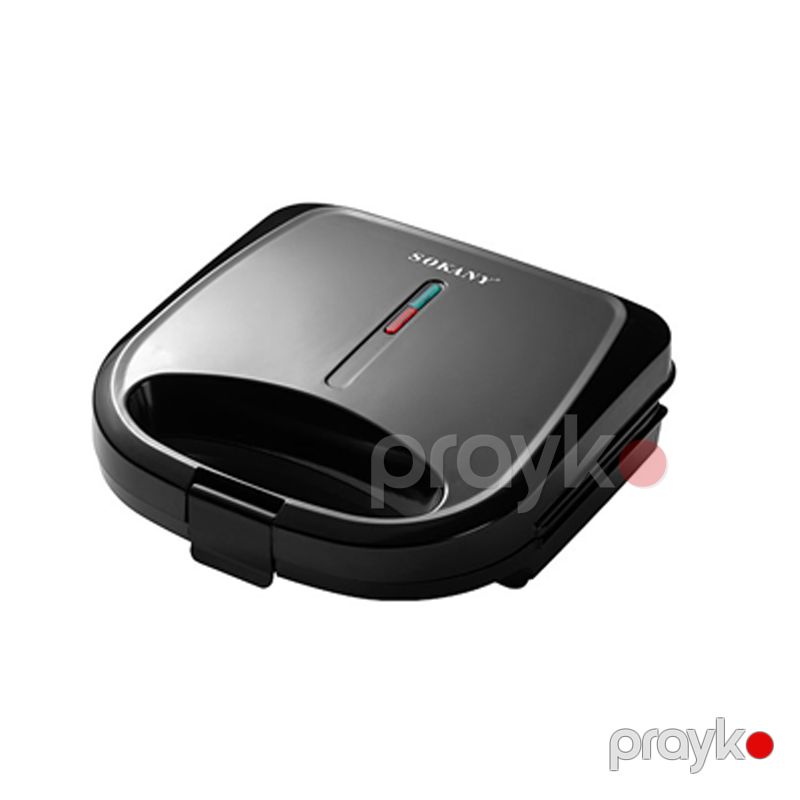 Sokany SK-08124 - Avtomatik Yapışmayan Örtük Press Qril 750W Toster Sendviç Qril Maker Toster — Toster və vaflyasıcı, Bakı (2)