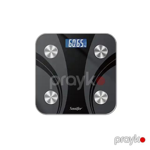 Sonifer SF-1917 LED Ekrana Sahib 180 kq-a Qədər Çəki Üçün Elektron Döşəmə Tərəzisi Ev Üçün Rəqəmsal Şüşə Məişət Tərəzisi — Bakı