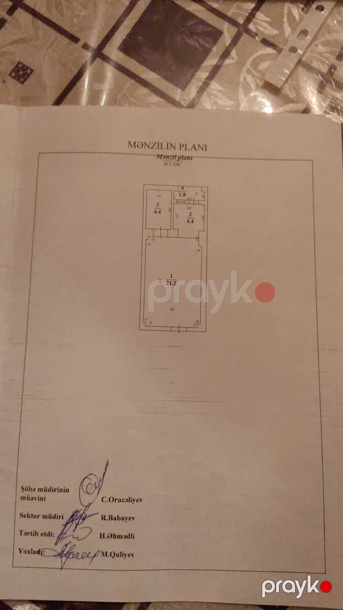 Satılır 1 otaqlı köhnə tikili 31 m² — Mənzil, Bakı (8)
