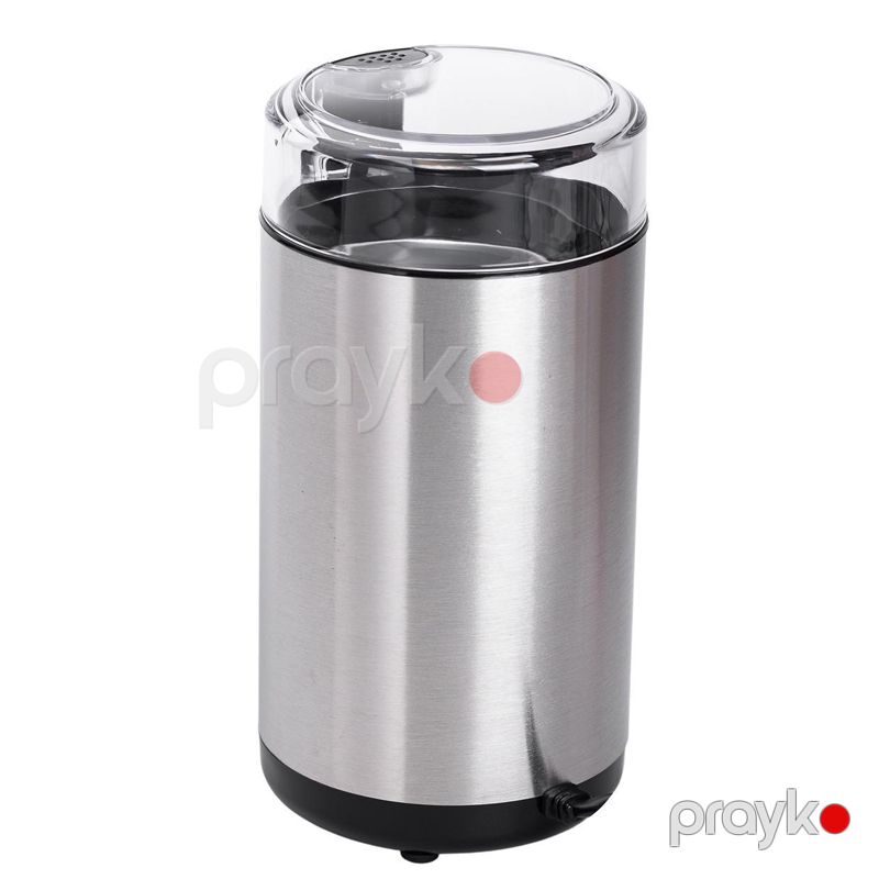 Sokany SK-04014 - Elektrikli Qəhvə Üyüdücü, 50 qram Həcm, Gümüş 150 Vt Paslanmayan Polad Plastik Toxunuşlu İdarəetmə — Digər mətbəx texnikası, Bakı (3)