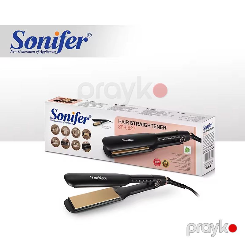 Sonifer SF-9527 Peşəkar Elektrikli Saç Düzləşdirici Fen Ütü Feni Keramika Örtüklü Saç Düzləşdirici — Fən, Bakı (6)