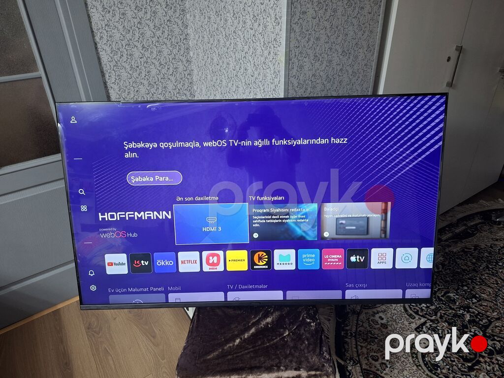 Yeni Televizor Hoffmann LED ekran 65" UHD (3840x2160) — Televizorlar, Bakı (4)