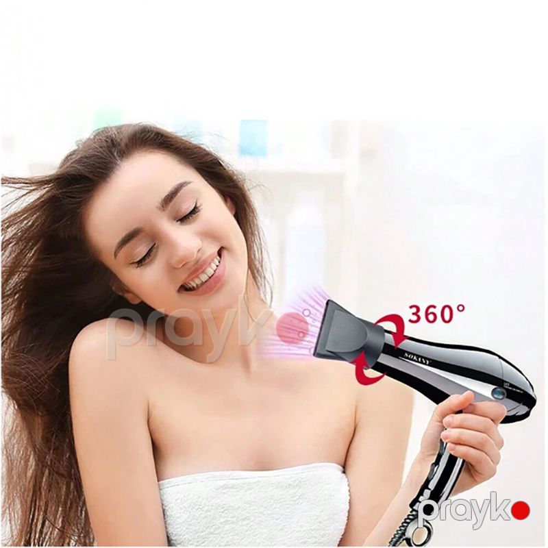 Sokany SK-8898 Çoxfunksiyalı Elektrikli Saç Feni Saç Şəkilləndirici Fen Hava Feni 2200W — Fən, Bakı (2)