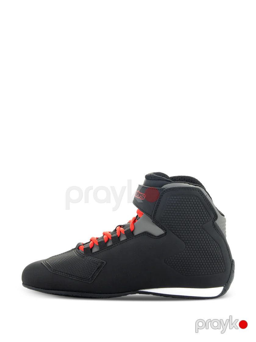 Motosikl çəkmələri Alpinestars 1303 11.5, dəri, qara/qırmızı, ölçü 45 — Mallar, Bakı (3)