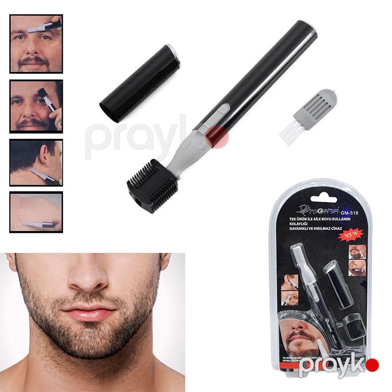 Trimmer Geemy GM-518 Kişilər Üçün Pro Gemei Üzqirxan Bığ Saqqal Düzəldici Mini Üzqirxan Yüksək Keyfiyyətli Trimmer — Usturalar, trimmerler və epilyatorlar, Bakı (2)