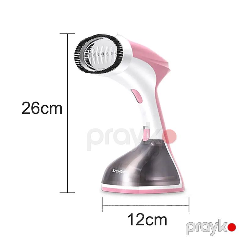 Sonifer SF-9079 Buxarlı Ütü Əl Paltar Buxarlayıcısı Şaquli Elektrikli Buxarlı Ütü Pink Buxar Ütüsü Dəsti — Ev texnikası, Bakı (6)