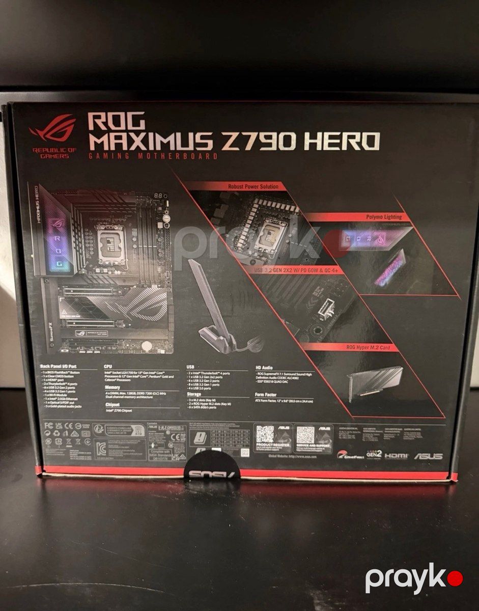Asus Rog Maximus Hero Z790 Ana platası — Kompüterlər və noutbuklar, Bakı (2)