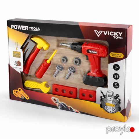 Usta oyunu Power Tools, 11 əşya, 3+ yaş — Bakı
