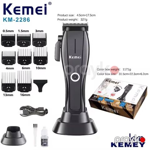 Kemeı Km-2286 -Trimmer, İstehsalçı Saç Kəsiciləri Professional Bərbər Vektor Motorlu Saç Kəsiciləri Kişilər üçün Saç Kəsicisi — Bakı