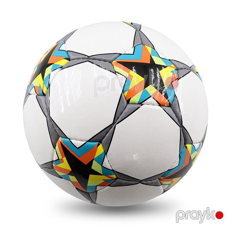 Fərdi Komanda Oyunu Üçün Uyğun Dayanıqlı Soccermax Futbol Topu Ulduz Dizaynlı Rəngli Təlim Topu — İdman, hobi, istirahət, Bakı (4)