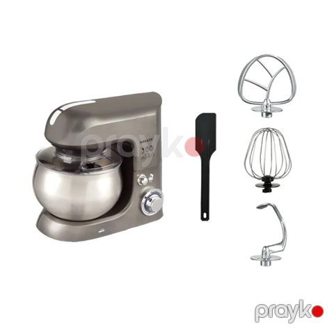 1500W Yüksək Gücə Malik Sokany Çoxfunksiyalı Xəmir Qarışdıran Yumurta Çırpıcı Mikser 6,5L Tutumlu — Bakı
