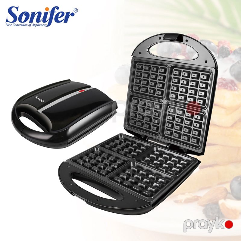 Elektrikli Vafli Bişirən Toster Sonifer SF6080 1400W Böyük Vafli Hazırlayan Yapışmayan Toster Dəmir Toster — Toster və vaflyasıcı, Bakı (4)