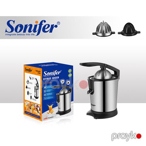 Sonifer Elektrikli Sitrus Meyvə Şirəsi Sıxan, 120 Vt, Paslanmayan Polad limon və portağal Sıxıcı Sonfier SF-5523 — Bakı