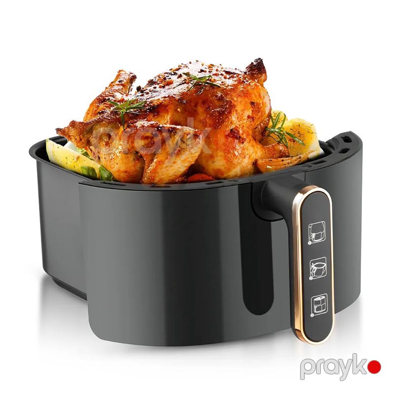 Çoxfunksiyalı RAF Peşəkar Hava Fritözü 6L Böyük Tutuma Malik Tənzimlənməsi Asan LED Displey 1500W Termostat Nəzarəti — Digər mətbəx texnikası, Bakı (4)