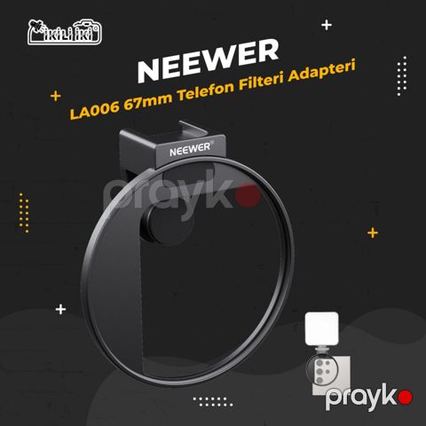 Neewer LA006 67mm telefon filteri adapteri — Bakı