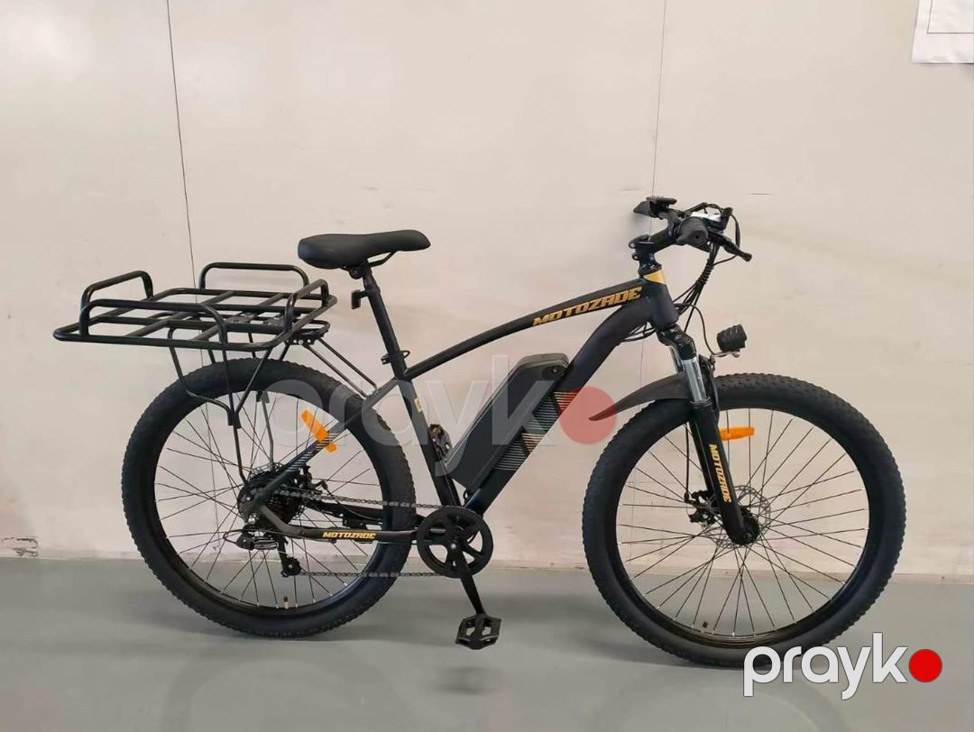 Yeni Elektrikli Velosiped – 25-35 km/saat, 50-70 km Məsafə, 130 kq Yük, Güclü Akkumulyator, 7 Pilləli Ötürücü, Geniş Baqaj — Elektrik velosipedləri, Bakı (3)