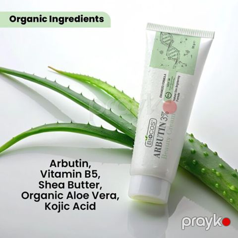 Biocos Arbutin 3% Beauty Cream – Dəri Tonunu Bərabərləşdirən Ağardıcı Krem (40 ml) — Bakı