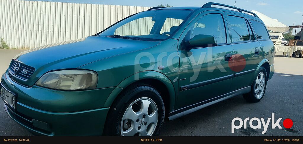 Opel Astra karvan (universal) – yaşıl rəng - Kuzov: universal, dam 99-CH-116 — Avtomobillər, Digah (3)