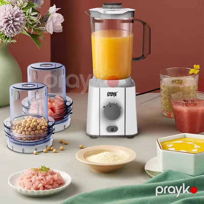 Wınnıng Star ST-5374 Çoxfunksiyalı Blender 2-si 1 Arada Üyüdücü Blender 350W Gücündə — Blenderlər, xırdalayanlar və mikserlər, Bakı (2)