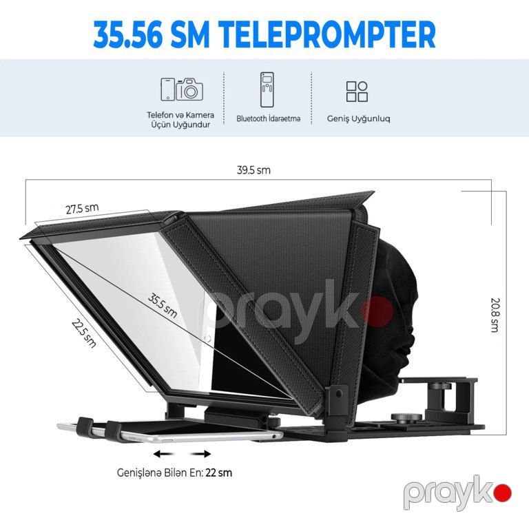 Neewer X12 Teleprompter — Foto və video texnikası, Bakı (5)