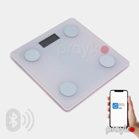Ağıllı Elektron Tərəzi Bluetooth Sinxronizasiyalı Ev Üçün Döşəmə Tərəzisi 180 kq-a Qədər Çəkəbilən Elektron Tərəzi — Bakı