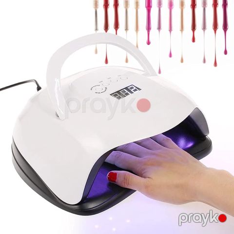 220W Dırnaq Qurutma Maşını Sun X Plus 126 Vt Gücündə LED Dırnaq Lampası 4 Taymer 42 Diod Pedikür Lampası — Bakı