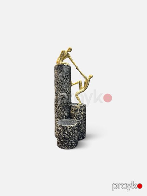 Dekorativ fiqur 55568AG, poliester, 22 sm — Bakı