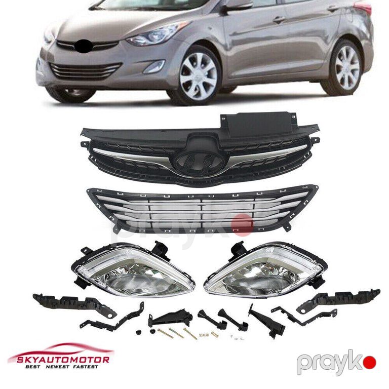 "Hyundai Elantra 2011-2024" radiator barmaqlığı — Ehtiyat hissələri və aksesuarlar, Bakı (6)