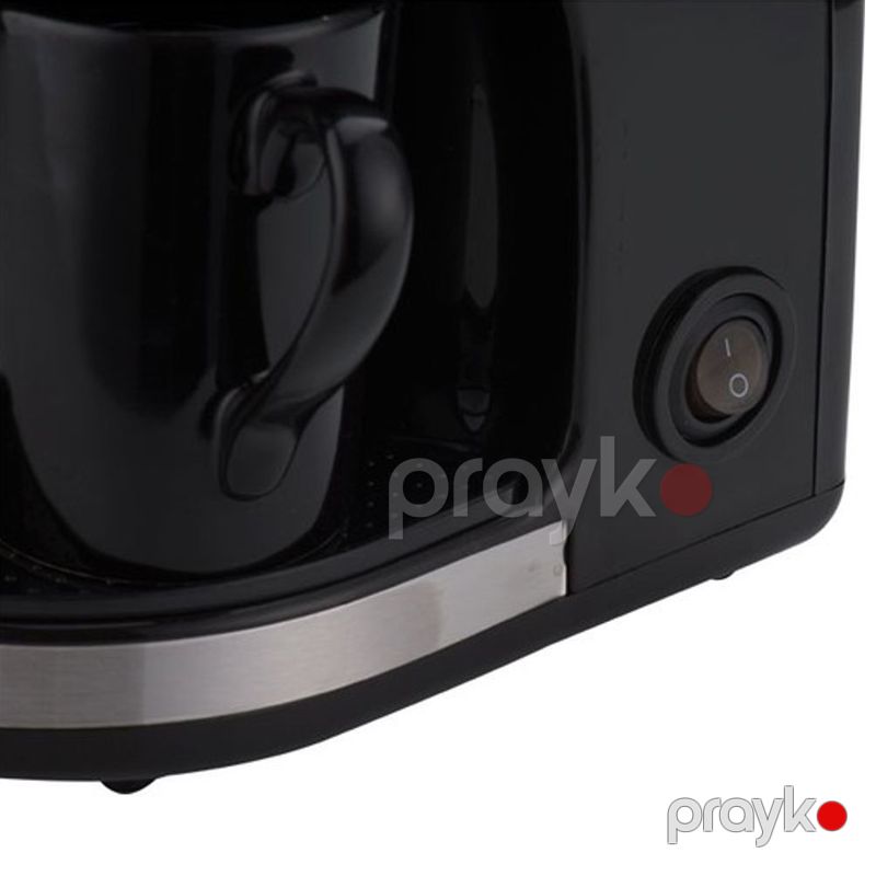 Goldmaster GM-7331 - Kofe Maşını 450W Güc Damcılı Plastik və Paslanmayan Polad Material — Digər mətbəx texnikası, Bakı (3)