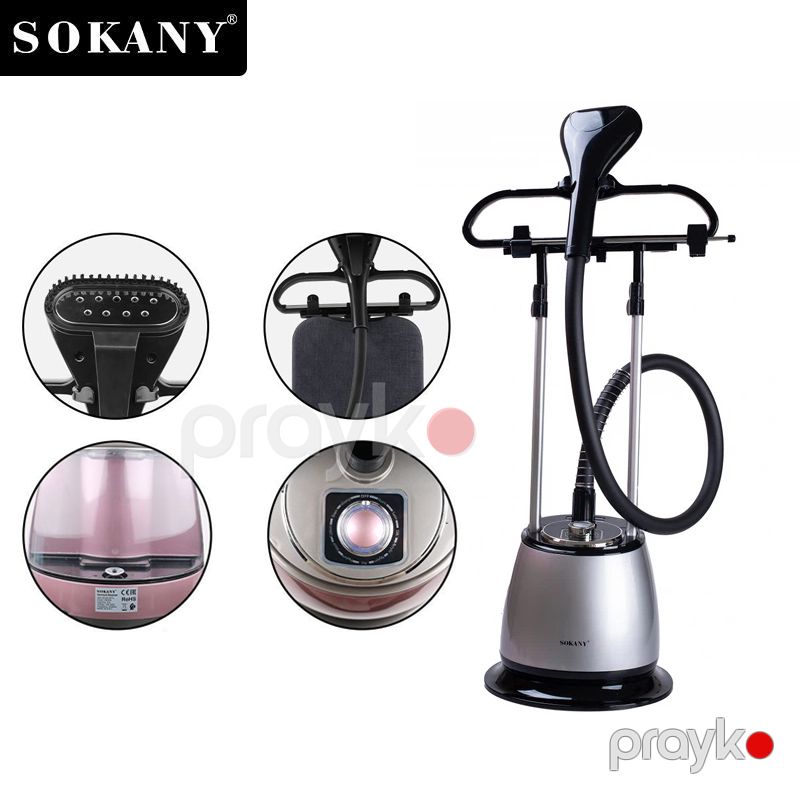 Sokany Yeni Stil Ütü Stendi SK-4013 Geyim Buxarlandırıcısı Portativ 45 dəqiqə fasiləsiz buxar təchizatı ilə peşəkar geyim buxar ütüsü 2.2 litr — Ev texnikası, Bakı (5)