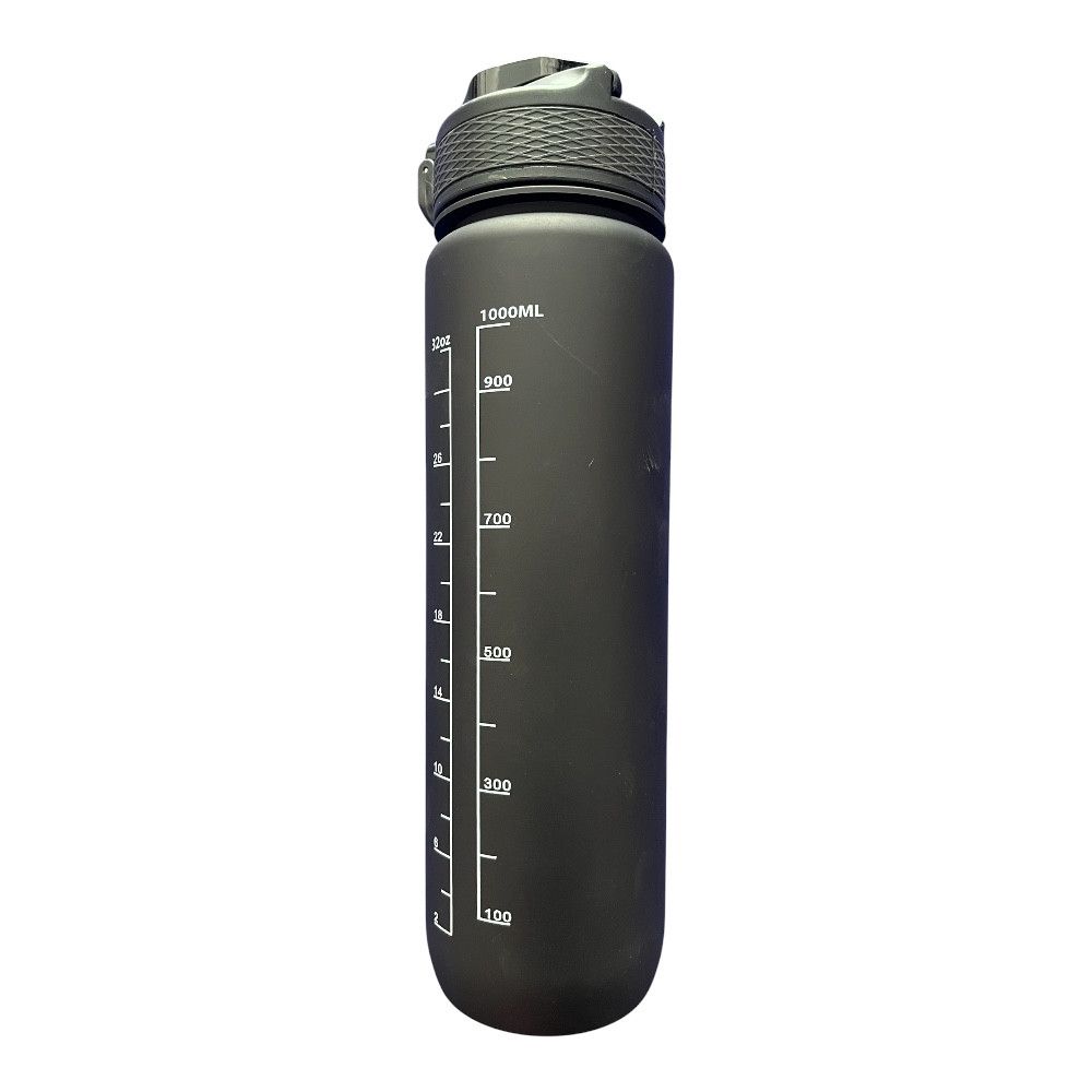 İdman su qabı, BPA Free plastik, 1000 ml, Qara — Mallar, Bakı