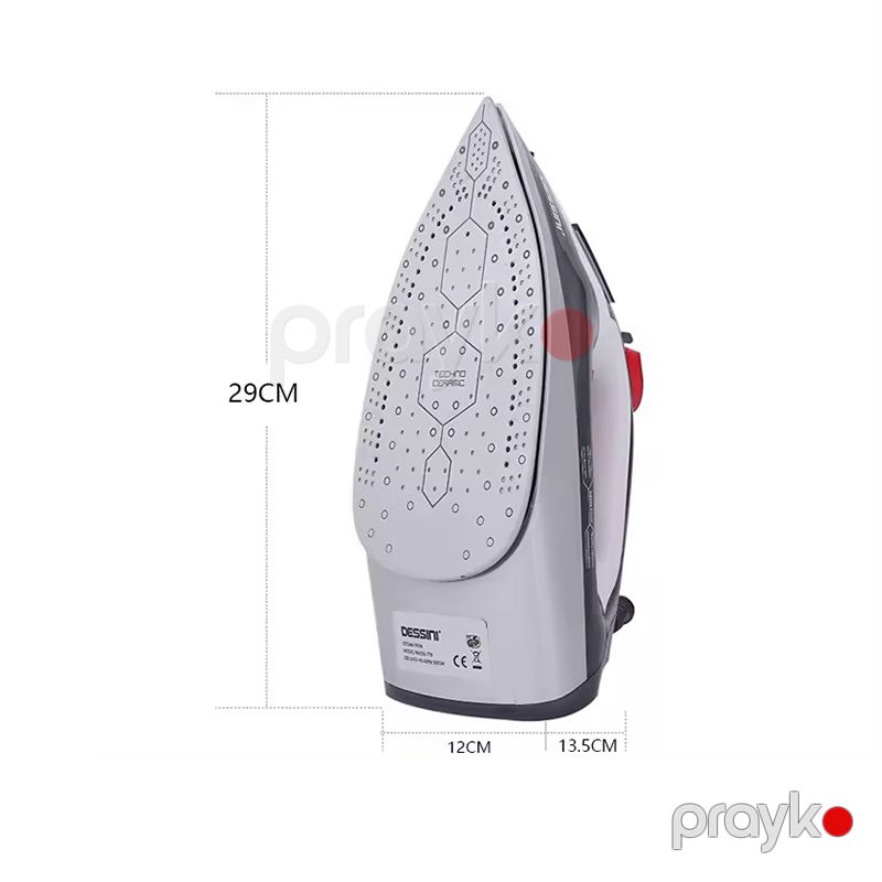 Dessını DS-778 Paslanmayan Polad Altlıqlı Buxarlı Ütü 3000W Gücündə Yüksək Keyfiyyətli Elektrikli Peşəkar Buxarlı Ütü — Ev texnikası, Bakı (4)