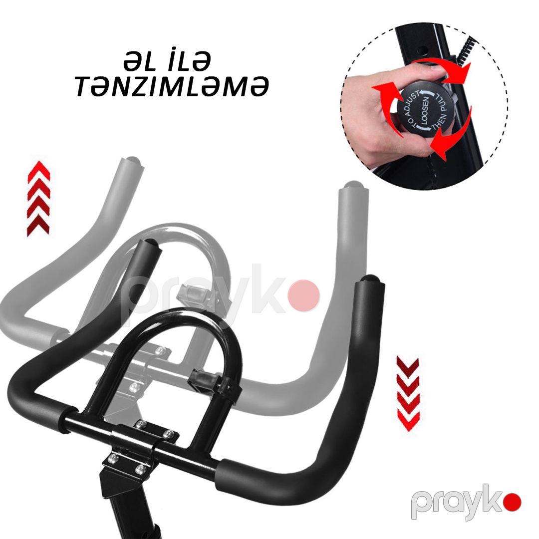 Geoneo Maqnetik Velo Trenajor Qapalı Sabit 35 LB Xrom Çarx LCD Monitor Evdə İdman Üçün — Fitness və simulyatorlar, Bakı (6)