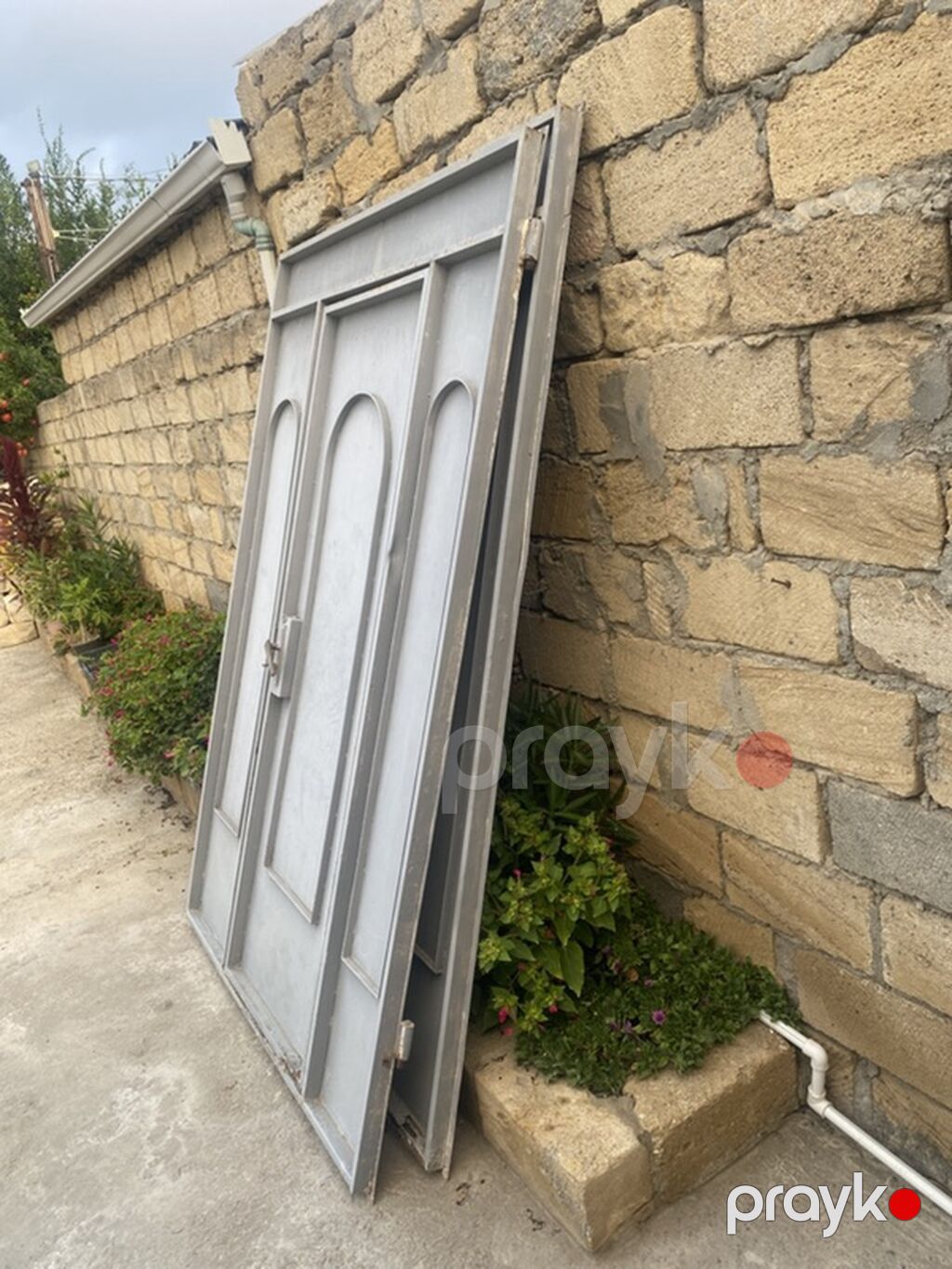 Qalın metal listdən hazırlanmış qapı çərçivə/karkas, qapı tutacağı və — Pəncərələr, qapılar, balkonlar, Xırdalan (2)