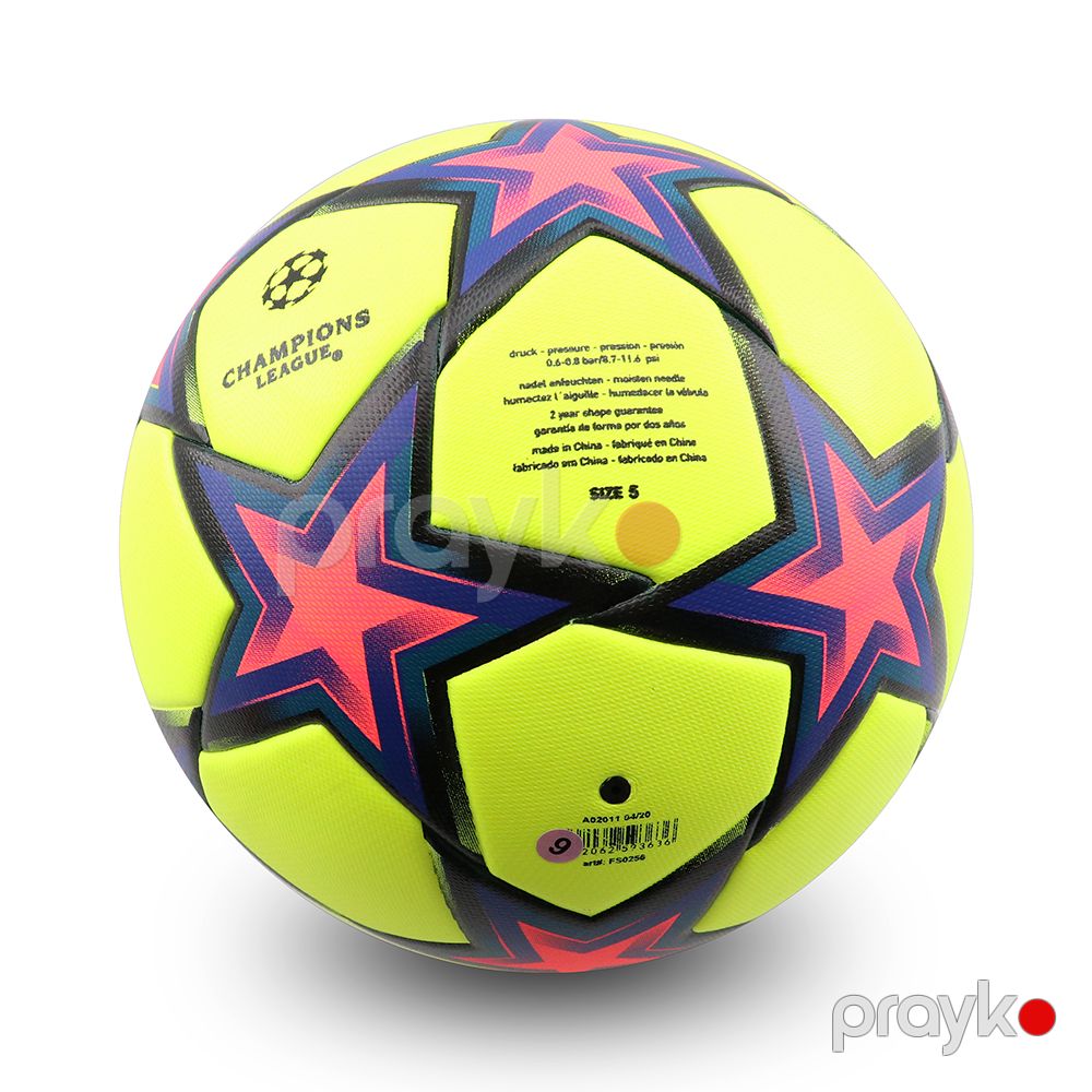 Futbol topu Uefa Seriyası 21-22 Sarı Futbol Topu Sürüşməyən Yumşaq Teksturalı Futbol Topu Ölçü 5 — İdman, hobi, istirahət, Bakı (3)
